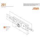 Fechadura Porta Aco Enrolar Stam 201