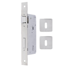 Fechadura Porta Áreas Interna 40mm Aço Cromado Quadra Z Arouca