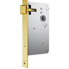 Fechadura Porta Banheiro Dourada Gold Stam 40mm Redonda Clas