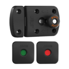 Fechadura Porta Banheiro Vestiário Livre Ocupado Stam Preto