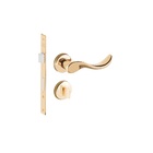 Fechadura Porta Banheiro Wc Magie Imab Dourada Tranqueta Oa L