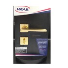 Fechadura Porta Banheiro Wc Polara Imab Dourada Brilhante Lat