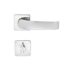 Fechadura Porta de Banheiro 40mm Aço Cromado Una Z Arouca