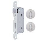 Fechadura Porta de Banheiro 55mm Aço Cromado Arc Arouca