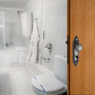 Fechadura Porta de Banheiro 55mm Aço Oxidado Mercúrio Arouca