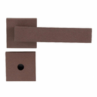 Fechadura para Porta de Banheiro Corten 55mm Comum Roseta Beethoven Pado