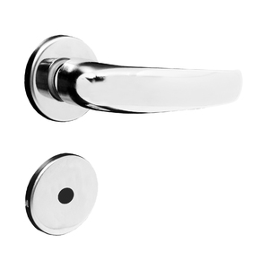 Fechadura para Porta de Banheiro Cromado 40mm Comum com Roseta