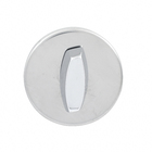 Fechadura para Porta de Banheiro Cromado 55mm Comum com Roseta Elle Arouca