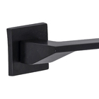 Fechadura para Porta de Banheiro Preto 55mm Comum MZ440 Papaiz