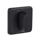 Fechadura para Porta de Banheiro Preto 55mm Comum Roseta Sofia Arouca