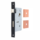 Fechadura para Porta de Banheiro Rose Gold 55mm Comum Roseta Karli Pado