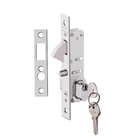 Fechadura para Portas de Correr 29mm Latão Cromado 1161E30 CR Imab