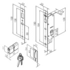 Fechadura Porta De Correr 420 Cromado Cromado