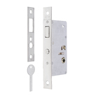 Fechadura para Portas de Correr Bico de Papagaio Banheiro Latão Cromado 1381B32 Imab