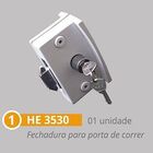 Fechadura Porta De Correr Blindex V/v Branco