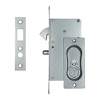 Fechadura Porta De Correr Interna 56 Mm - Cromo Acetinado