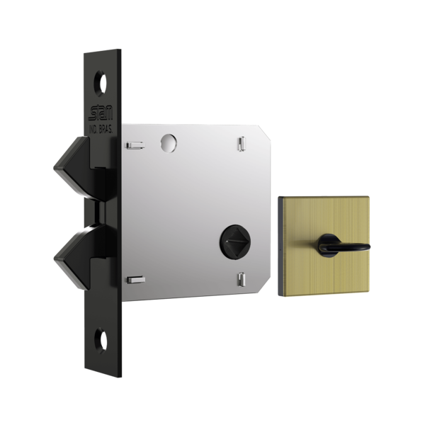 Fechadura Porta De Correr Stam 1006s Wc Rq1 Oxidado