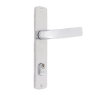 Fechadura Porta de Entrada 55mm Aço Cromado Romana Z Arouca