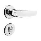 Fechadura para Porta de Entrada Cromado 40mm Comum com Roseta MZ820CR Papaiz