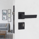 Fechadura para Porta de Entrada Preto 55mm Comum Roseta Beethoven Pado