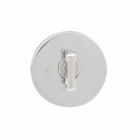 Fechadura para Porta do Banheiro Cromado 55mm Simples com Roseta Ibiza Pado