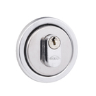 Fechadura Porta Entrada 55mm Aço Cromado Acetinado Hebe Arouca