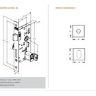 Fechadura Porta Externa Sala Quarto Dourada Gold Stam 40mm Cl