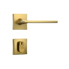 Fechadura Porta Externa Sala Quarto Dourada Gold Stam Classic