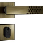 Fechadura Porta Externa Stam 803/21 Antique Ouro Velho 40mm