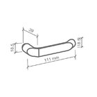 Fechadura Porta Externa Tera Preta Preto Imab Cilindro 40mm