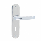 Fechadura para Porta Interna Cromado 40mm Comum com Espelho Evidence Pado