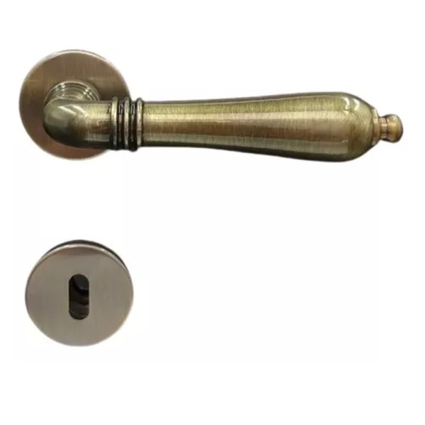 Fechadura Porta Interna Lily Imab Antique Ouro Velho Aq Quart