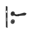 Fechadura Porta Interna Lily Preta Preto Imab 55mm Clássica