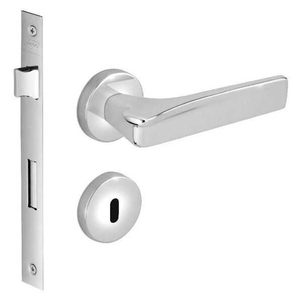 Fechadura Porta Interna Pici Imab Cromada Quarto Sala 55mm