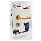 Fechadura Porta Interna Quarto Lily Imab Dourado Ouro Acetina