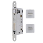 Fechadura para Porta Pivotante 55mm Latão Cromado Acetinado BZ1710G80 Imab