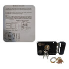 Fechadura Porta Tetra Preta Portão Anti Furto Segunda Trava