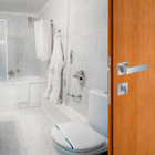 Fechadura para Portas de Banheiro 40mm Aço Acetinado Chess Arouca