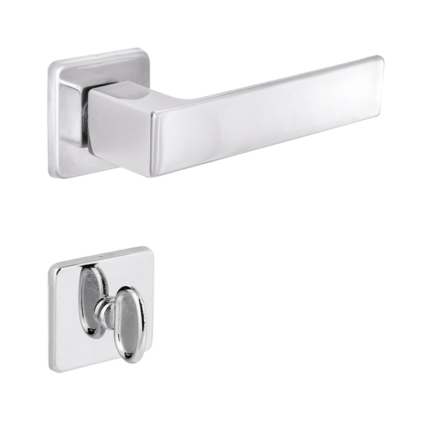 Fechadura para Portas de Banheiro 40mm Aço Cromado Chess Arouca