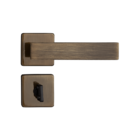 Fechadura Quadra Bronze Oxidado Banheiro