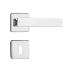 Fechadura Quadra Cromado Premium Interna
