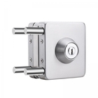 Fechadura Quadrada De Pressão Em Inox Para Porta Vidro - Vidr