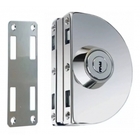 Fechadura Redonda De Pressão Em Inox Para Porta Vidro - Vidro