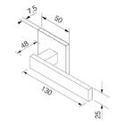 Fechadura Retro Branco Texturizado Para Banheiro