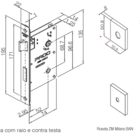 Fechadura Retro Bronze Oxidado Para Banheiro