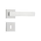 Fechadura Retro Cromo Acetinado Interna
