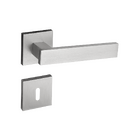 Fechadura Retro Cromo Acetinado Interna