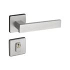 Fechadura Retro Em Inox Escovado Externa