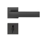 Fechadura Retro Grafite Escovado Banheiro Grafite Escovado