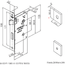 Fechadura Retro Preto Texturizado Para Banheiro